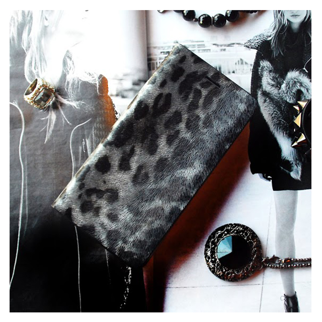 【iPhone6s Plus/6 Plus ケース】Leopard Diary (スノー)goods_nameサブ画像