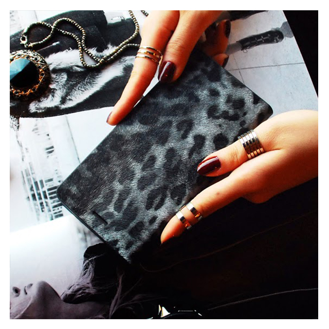 【iPhone6s Plus/6 Plus ケース】Leopard Diary (スノー)goods_nameサブ画像