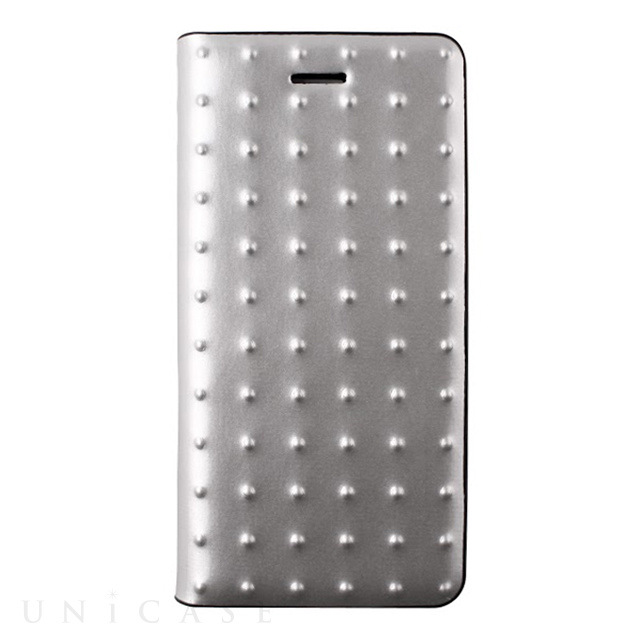 【iPhone6s Plus/6 Plus ケース】Glossy Dot Diary (シルバー)