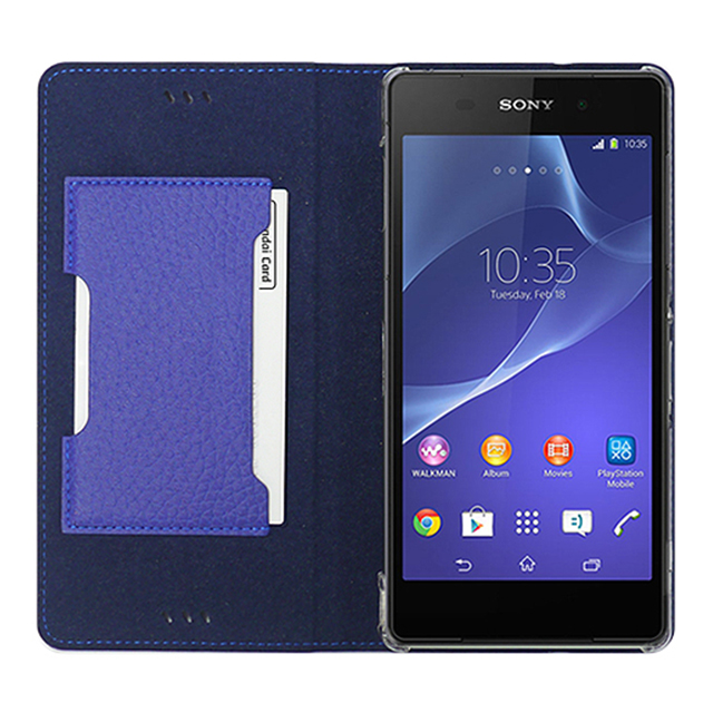 【XPERIA Z3 ケース】Soft Grain Diary (レッド)goods_nameサブ画像