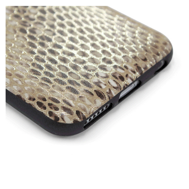 【iPhone6 ケース】TWINKLE-i6 NATURAL LEATHER SNAKE SKIN (シャンパンゴールド)goods_nameサブ画像