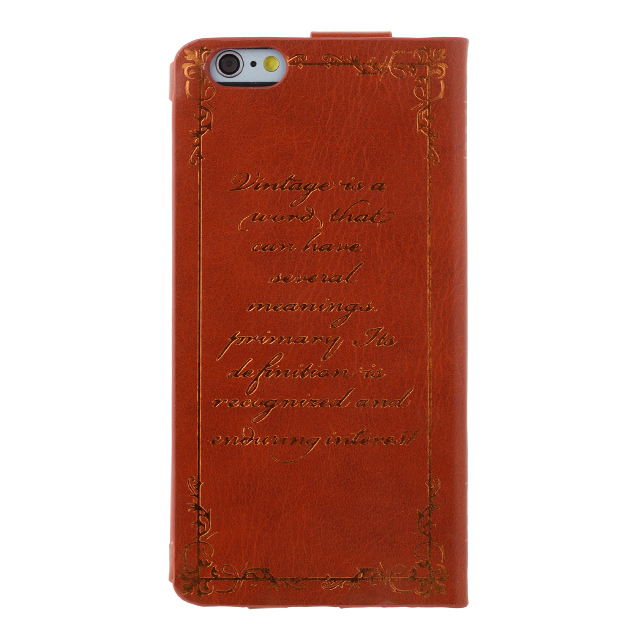 【iPhone6s/6 ケース】Vintage Hardcover Case ブラウンサブ画像