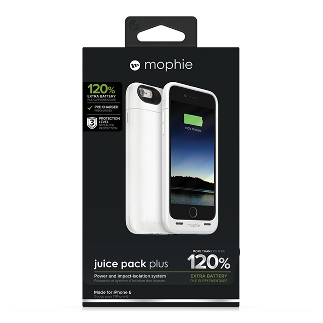 【iPhone6s/6 ケース】juice pack plus (ホワイト)サブ画像