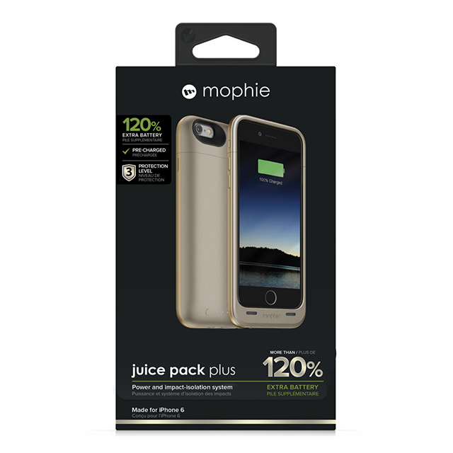 【iPhone6s/6 ケース】juice pack plus (ゴールド)goods_nameサブ画像