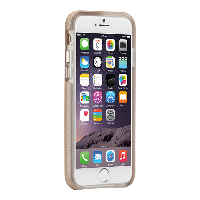 【iPhone6s Plus/6 Plus ケース】Hybrid Tough Case Gold/Clearサブ画像