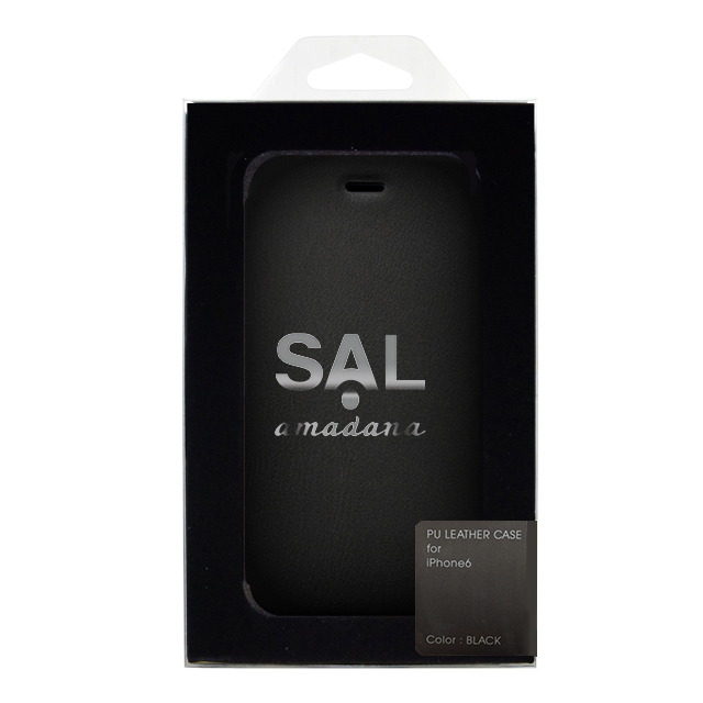 【iPhone6s/6 ケース】SAL by amadana PU LEATHER CASE for iPhone6s/6 (BLACK)サブ画像