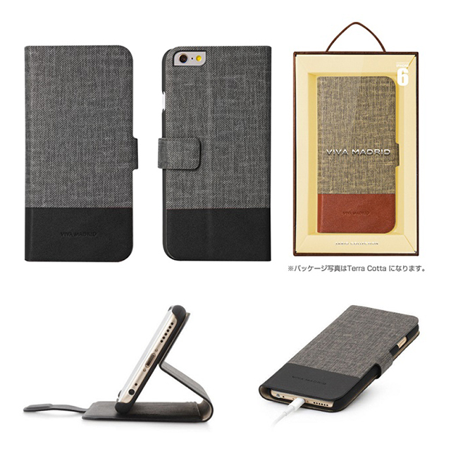 【iPhone6s/6 ケース】Viva Cartera Urbano Noche Ebony ブラックgoods_nameサブ画像