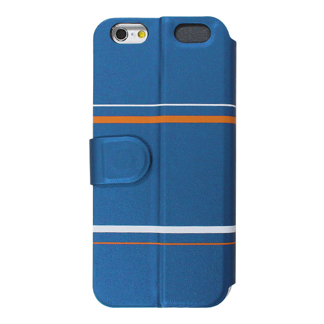 【iPhone6s/6 ケース】Dual Face Flip Case SYKES MIX Blue Checker/Space Greyサブ画像