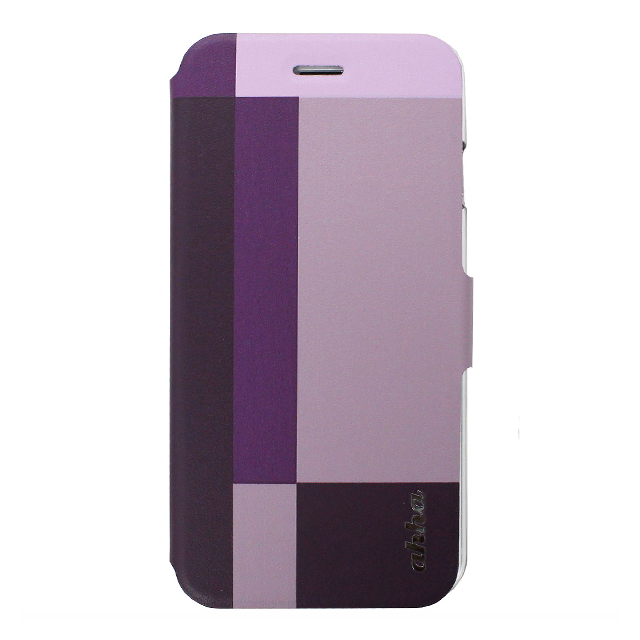 【iPhone6s/6 ケース】Dual Face Flip Case SYKES MIX Purple Checker/Metallic Redサブ画像