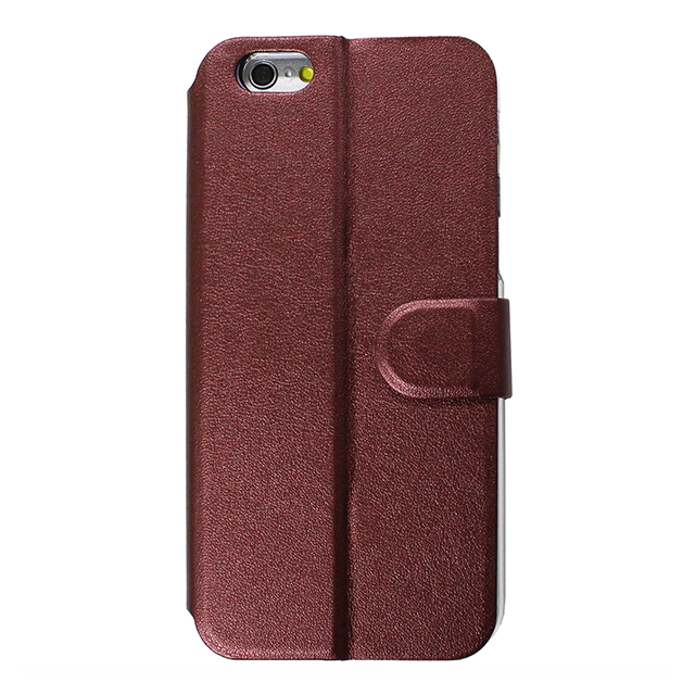 【iPhone6s/6 ケース】Dual Face Flip Case SYKES MIX Purple Checker/Metallic Redサブ画像