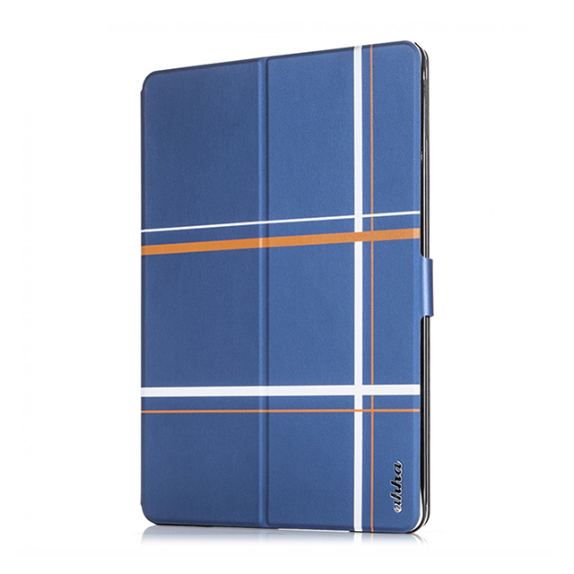 【iPad Air2 ケース】Dual Face Flip Case SYKES MIX Blue Checker/Space Greyサブ画像