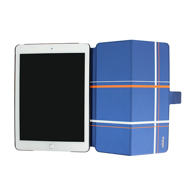 【iPad Air2 ケース】Dual Face Flip Case SYKES MIX Blue Checker/Space Greygoods_nameサブ画像