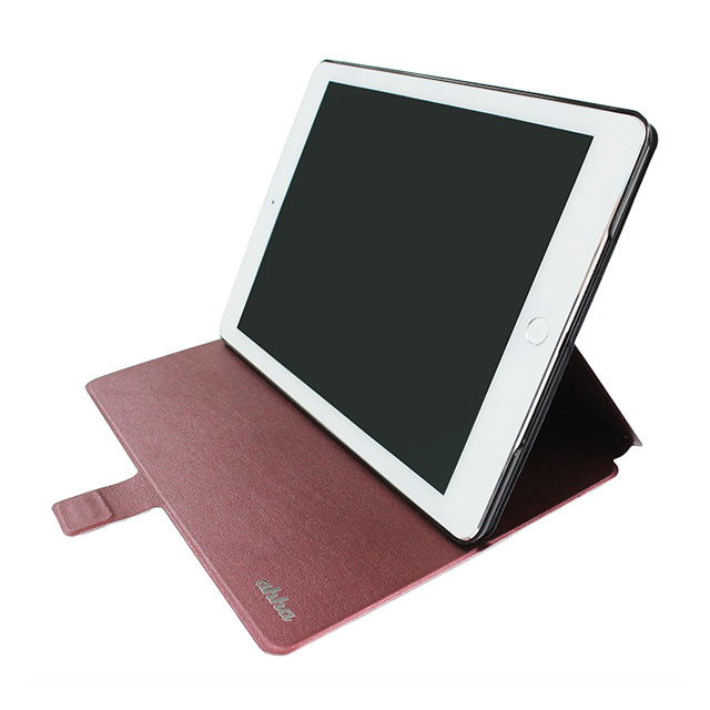 【iPad Air2 ケース】Dual Face Flip Case SYKES MIX Purple Checker/Metallic Redgoods_nameサブ画像