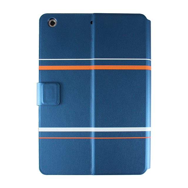 【iPad mini3/2/1 ケース】Dual Face Flip Case SYKES MIX Blue Checker/Space Greyサブ画像