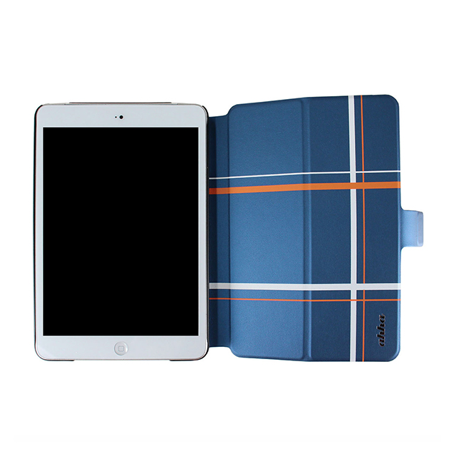 【iPad mini3/2/1 ケース】Dual Face Flip Case SYKES MIX Blue Checker/Space Greygoods_nameサブ画像