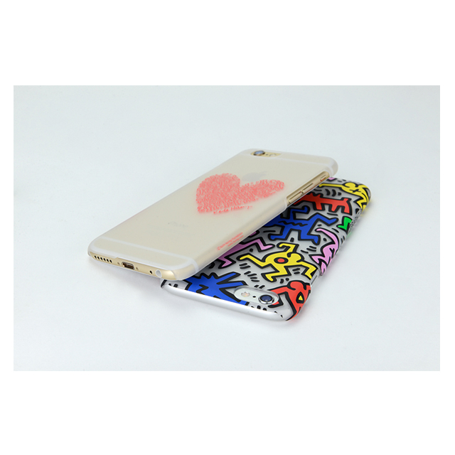 【iPhone6 ケース】Keith Haring Collection Ice Case Heart/Clear x Redgoods_nameサブ画像