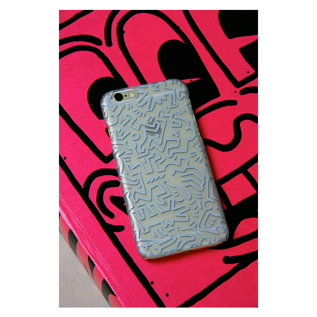 【iPhone6 ケース】Keith Haring Collection Ice Case Chaos/Clear x Sliverサブ画像