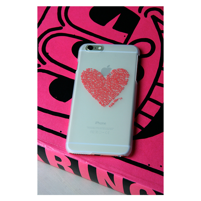 【iPhone6 Plus ケース】Keith Haring Collection Ice Case Heart/Clear x Redgoods_nameサブ画像