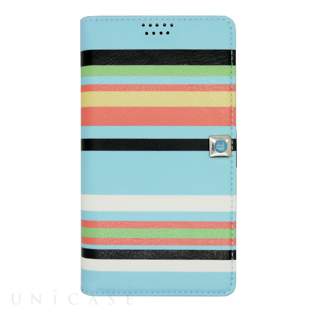 【マルチ スマホケース】MEDIUM UNIVERSAL SLIDER FOLIO (STRIPEBLUE)