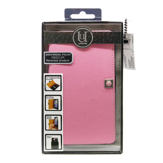 【マルチ スマホケース】MEDIUM UNIVERSAL FOLIO WALLET (PINK)goods_nameサブ画像