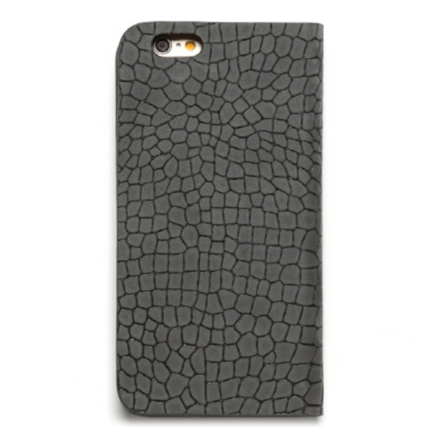 【iPhone6s/6 ケース】Croco Nubuck Diary (グレー)goods_nameサブ画像