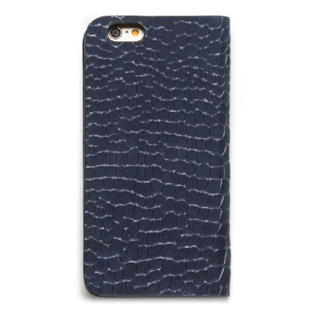 【iPhone6s/6 ケース】Croco Nubuck Diary (ネイビー)サブ画像