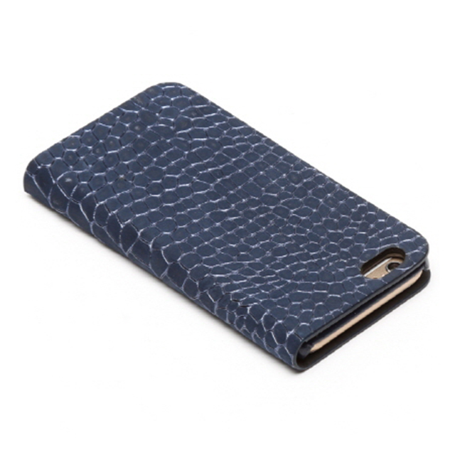 【iPhone6s Plus/6 Plus ケース】Croco Nubuck Diary (ネイビー)goods_nameサブ画像