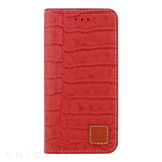 【iPhone6s/6 ケース】DESIGNSKIN WETHERBY・Premium Croco (Red)