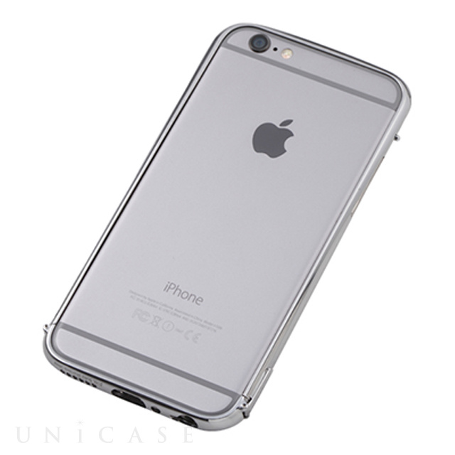 【iPhone6s/6 ケース】CLEAVE Stainless Bumper ”The One” (Silver)