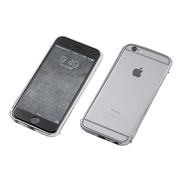 【iPhone6s/6 ケース】CLEAVE Stainless Bumper ”The One” (Silver)サブ画像