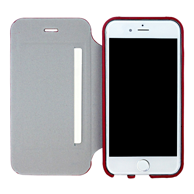 【iPhone6s/6 ケース】Genuine Leather Case (Red)サブ画像