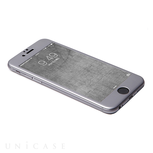 【iPhone6s/6 フィルム】W-FACE High Grade Glass ＆ Aluminum Screen Protector Space Gray