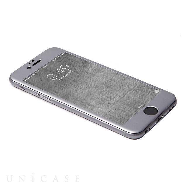 【iPhone6s Plus/6 Plus フィルム】W-FACE High Grade Glass ＆ Aluminum Screen Protector Space Gray