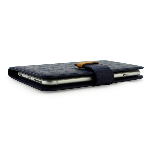 【マルチ スマホケース】Large Free Size Case Leather (Navy)サブ画像