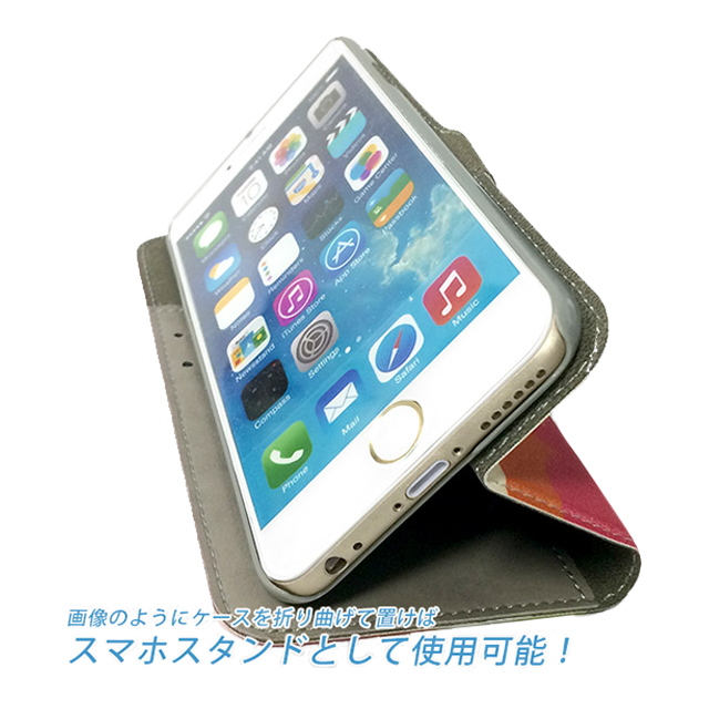 【iPhone6s/6 ケース】Collabone Folioケース 手書きハートサブ画像