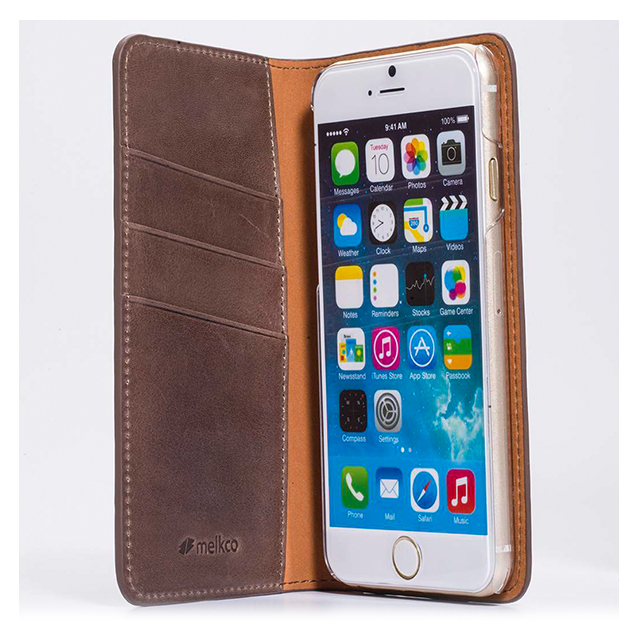 【iPhone6s/6 ケース】Herman Series Book Style Case (Italian Brown)goods_nameサブ画像