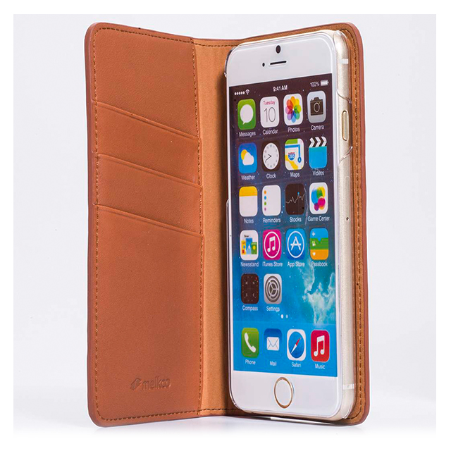 【iPhone6s/6 ケース】Herman Series Book Style Case (Italian Copper Brown)サブ画像