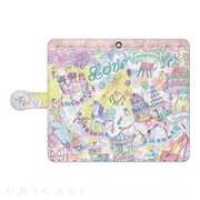 【マルチ スマホケース】econeco Folio Dairy Case マルチタイプ Wonder Land