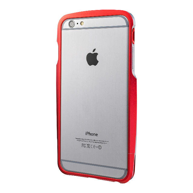 【iPhone6 Plus ケース】Round Metal Bumper (Red)サブ画像