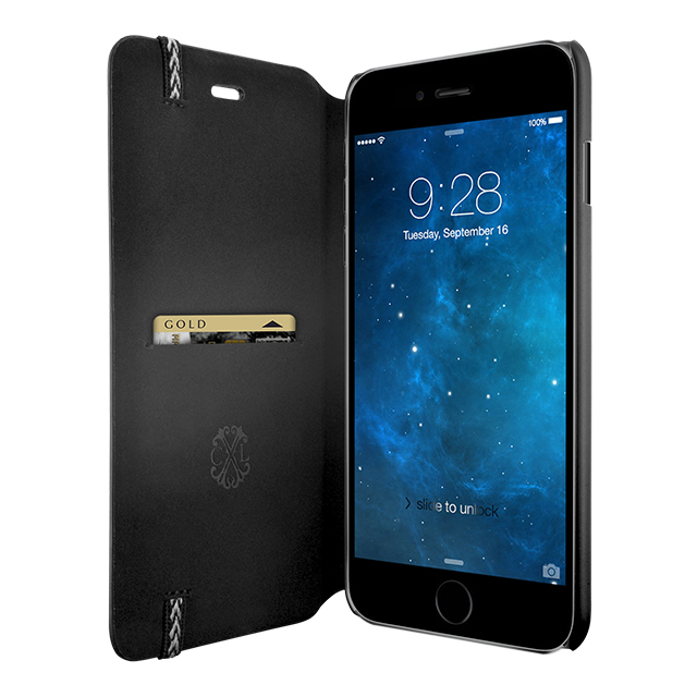 【iPhone6s/6 ケース】Paseo Collection Folio Case - Blackサブ画像