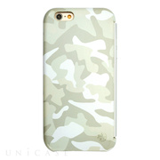 【iPhone6s/6 ケース】amadana LEATHER CASE for iPhone6s/6(WHITE X CAMO)