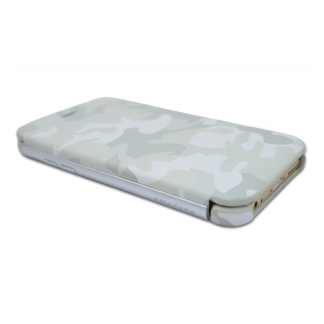 【iPhone6s/6 ケース】amadana LEATHER CASE for iPhone6s/6(WHITE X CAMO)goods_nameサブ画像