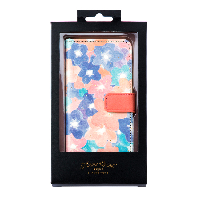 【iPhone6s/6 ケース】flower with iPhone Case orangeサブ画像