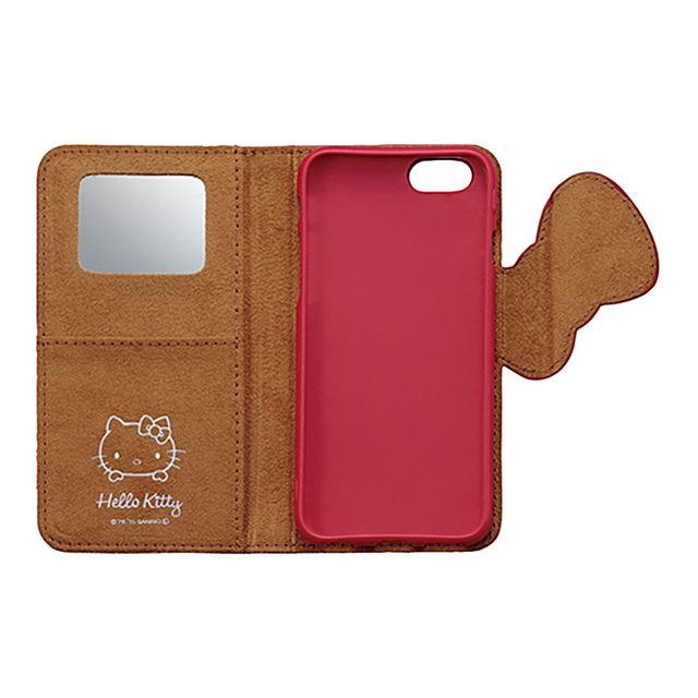 【iPhone6s/6 ケース】ハローキティ ダイカットダイヤリーカバー (レッドリボン)goods_nameサブ画像