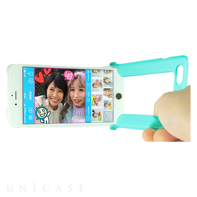 【iPhone6s Plus/6 Plus ケース】Snapshot Case SELFIE Clear / Hazy Turquoiseサブ画像