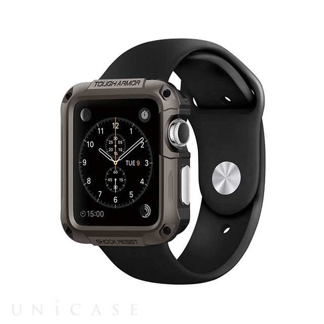 【Apple Watch ケース 42mm】Tough Armor (Gunmetal) for Apple Watch Series1