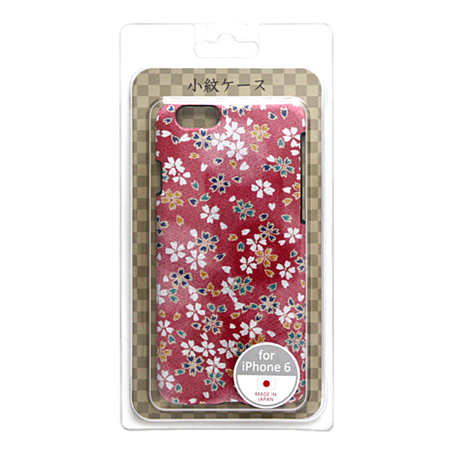 【iPhone6s/6 ケース】小紋ケース 舞桜＜桃＞goods_nameサブ画像