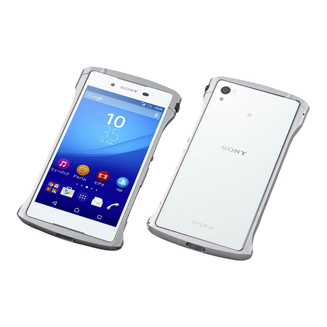 XPERIA Z4 ケース】CLEAVE Aluminum Bumper Chrono Silver Deff