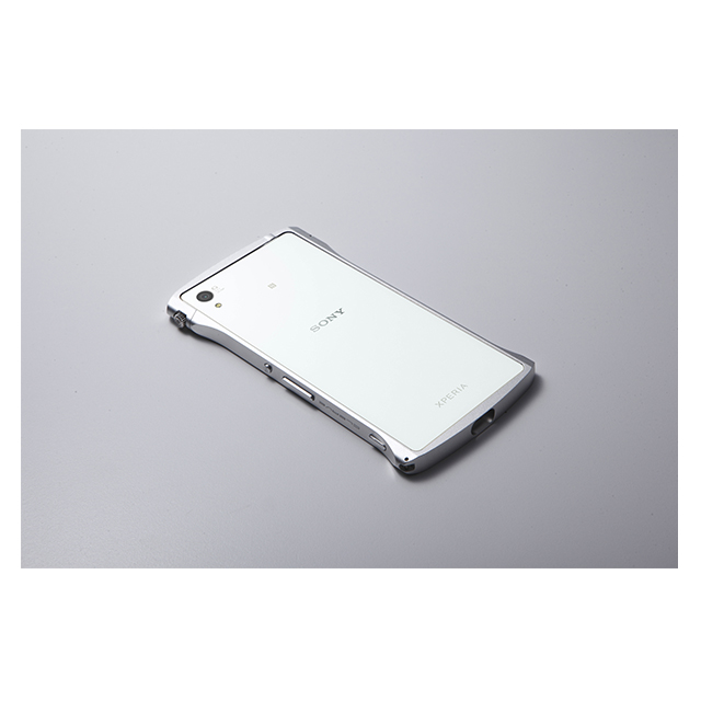 【XPERIA Z4 ケース】CLEAVE Aluminum Bumper Chrono Silverサブ画像