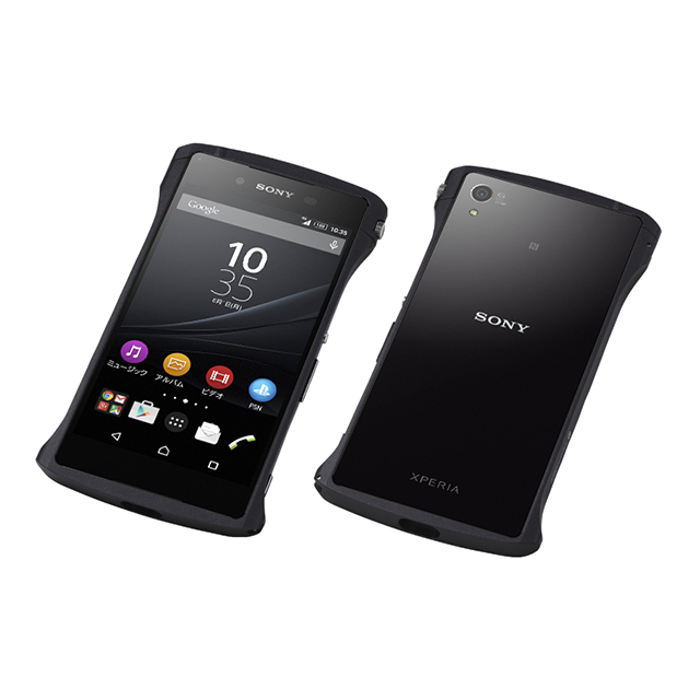 【XPERIA Z4 ケース】CLEAVE Aluminum Bumper Chrono Blackサブ画像